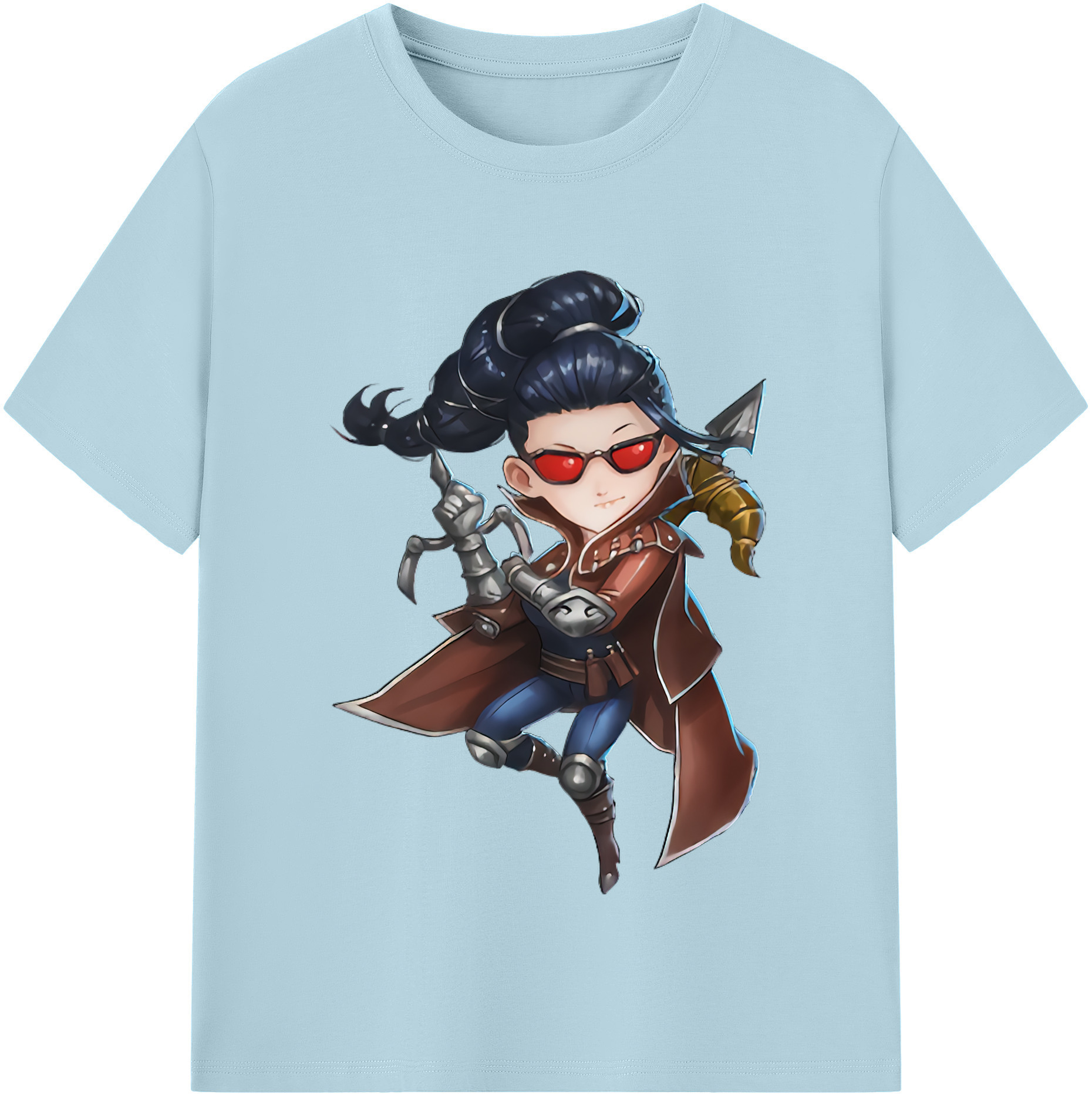 リーグ・オブ・レジェンド League of Legends LOL 綿100％半袖Tシャツ（フロントプリント）
